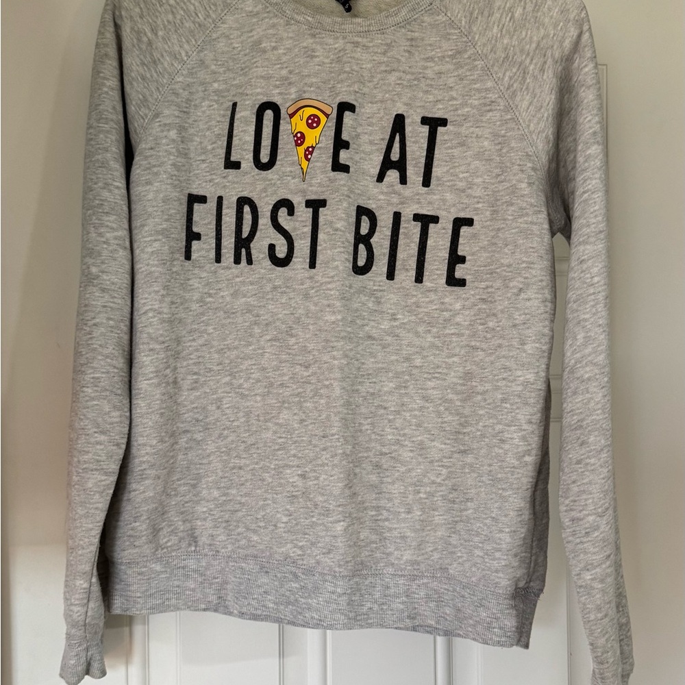 Gray Sweatshirt with Fun Graphic
